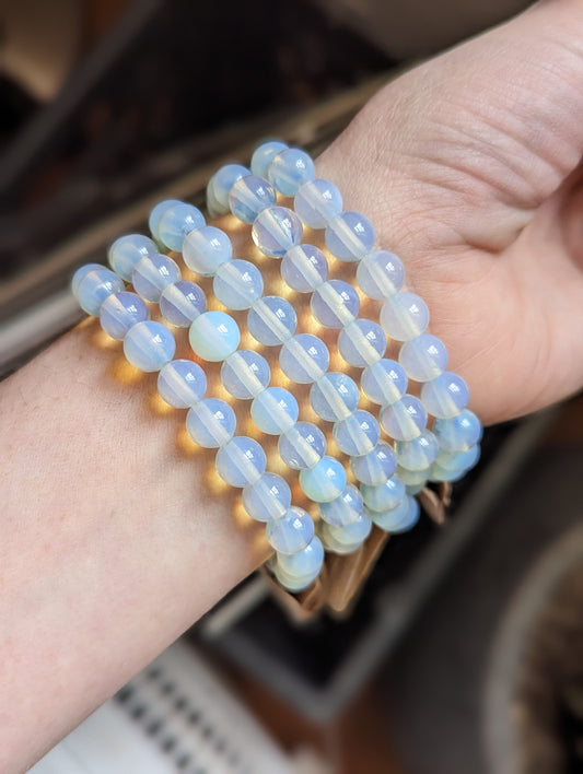 Pulsera de opalita (varios tamaños disponibles)