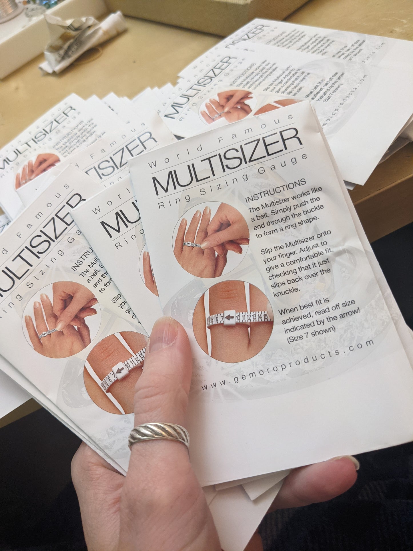 Reusable Ring Sizing Tool