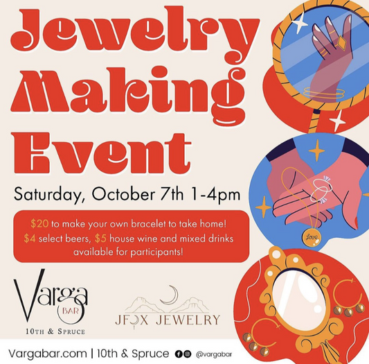 An extra special bracelet making event!! Saturday, Oct 7, 2023 1-4pm