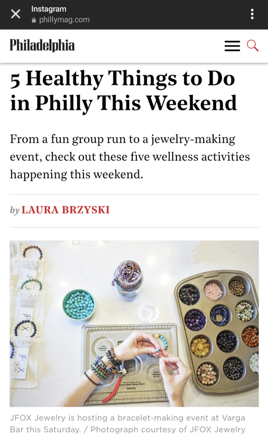 Wow! PhillyMag & BeWell Living have Featured JFOX!