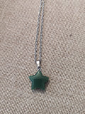 Gemstone Star Stainless Necklace