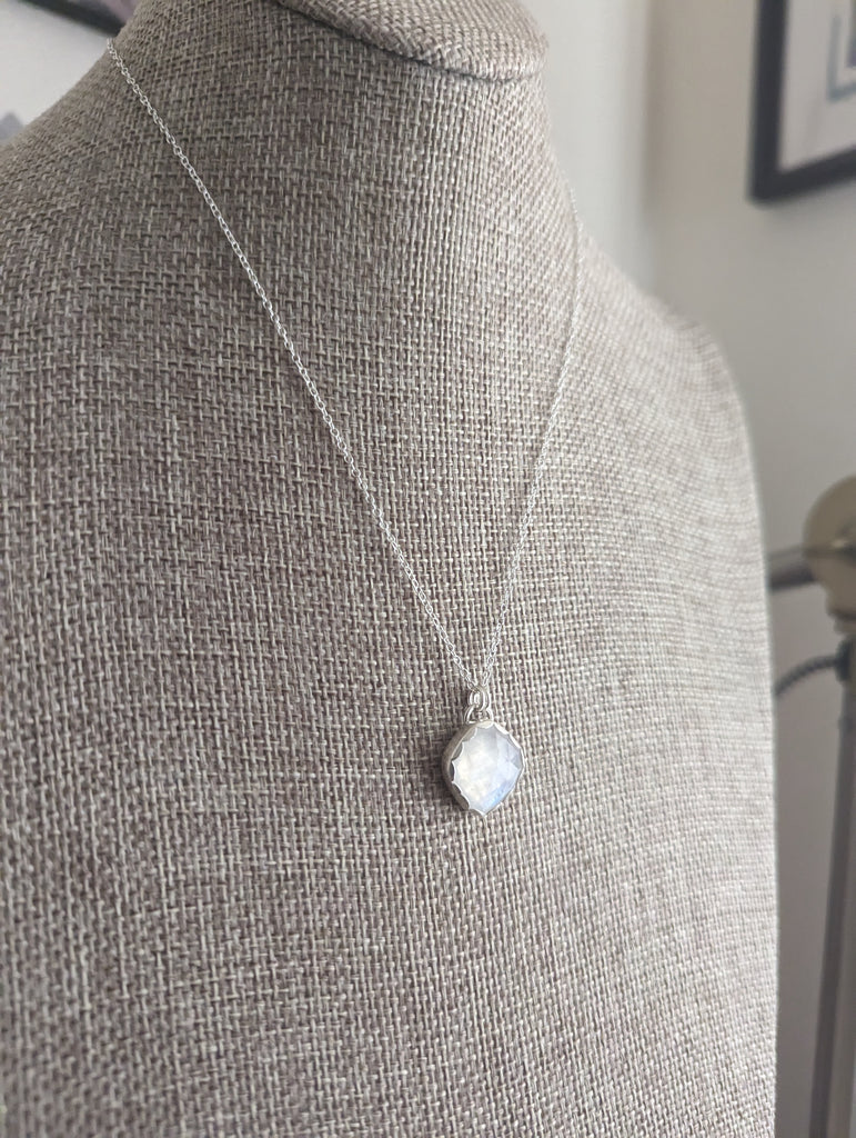 Moonstone and Sterling Silver Necklace - RTS