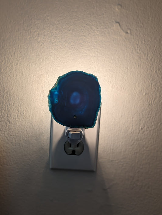 Blue Agate Night Light