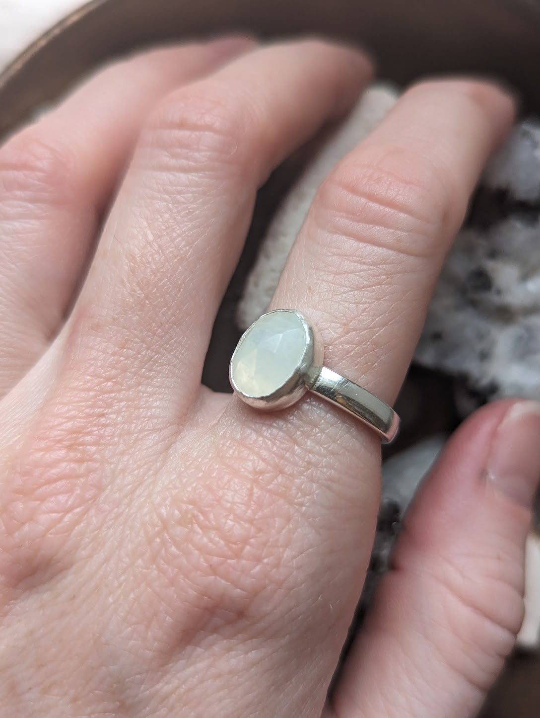 Moonstone ring- buy size 8