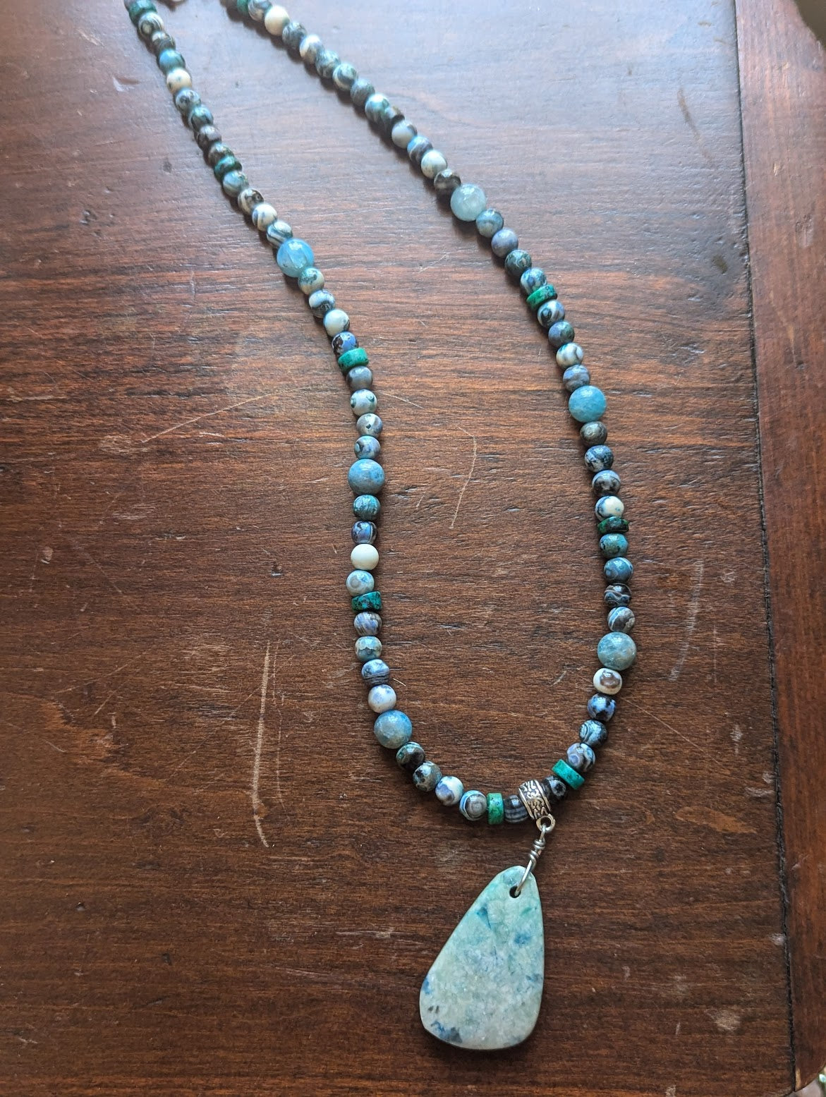 Stormy Seas Beaded Necklace