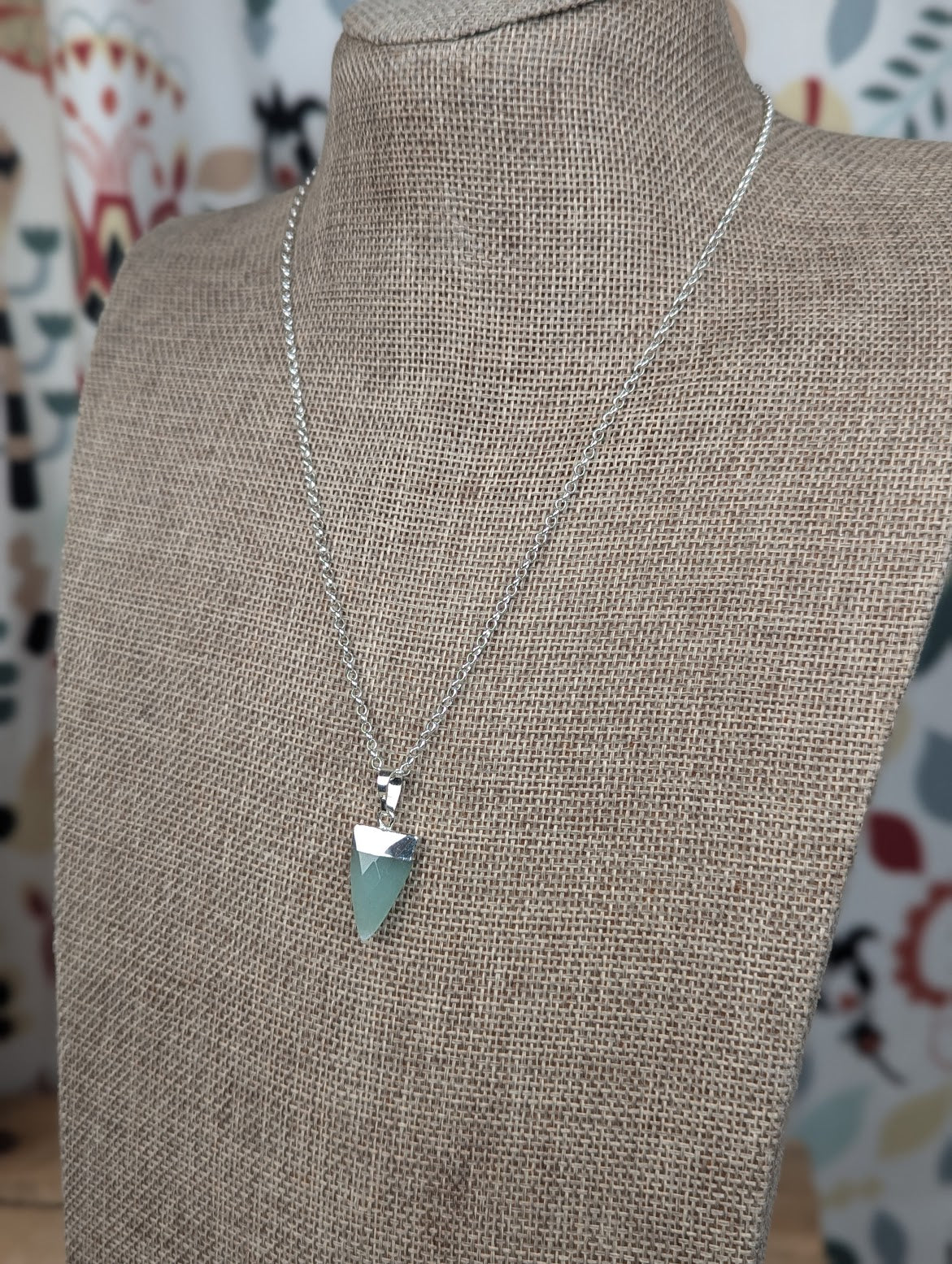 Amazonite Point on Sterling Silver