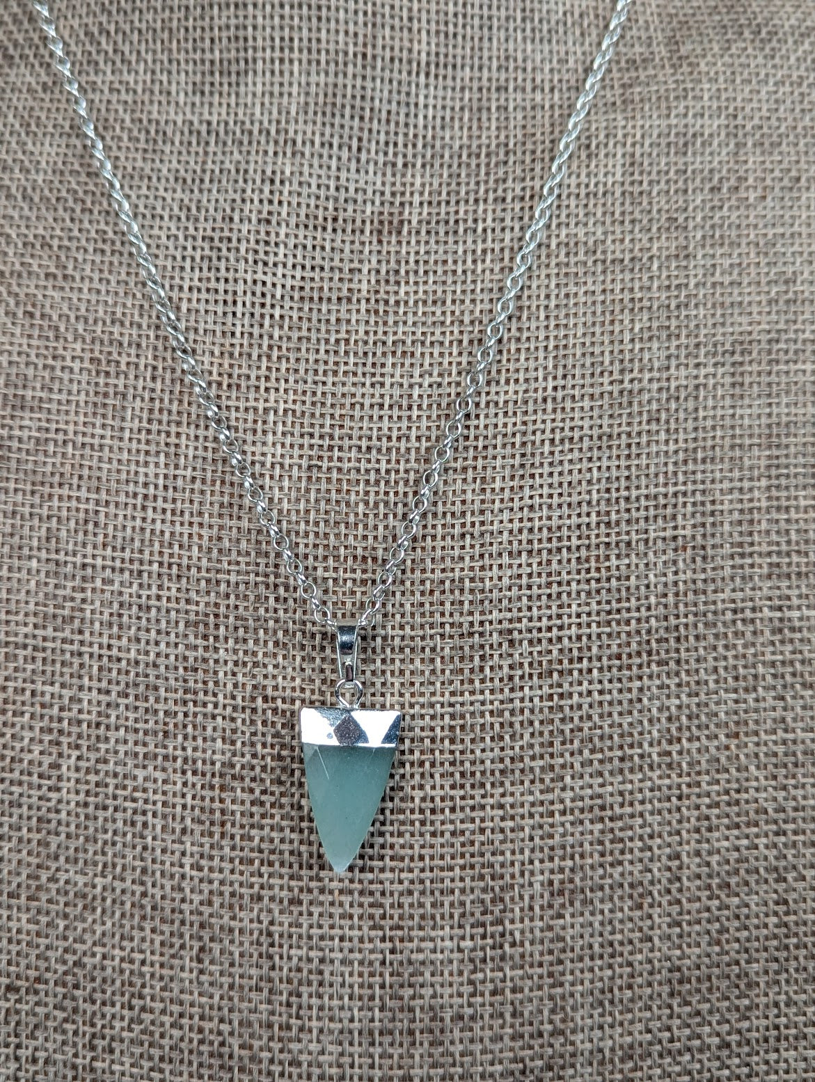 Amazonite Point on Sterling Silver