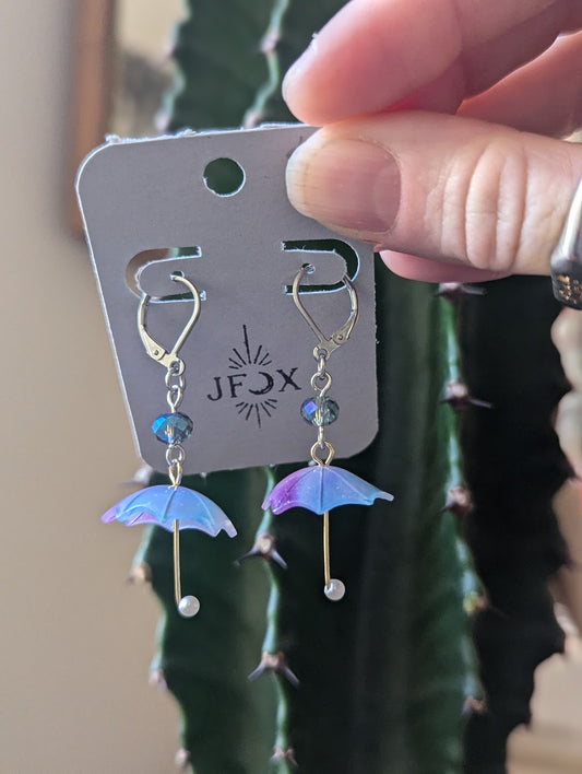 Rainy Day Umbrella Earrings