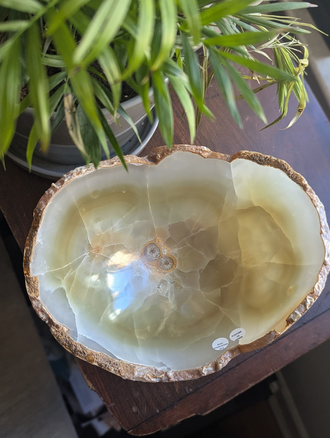 Large Raw Edge Onyx Bowl