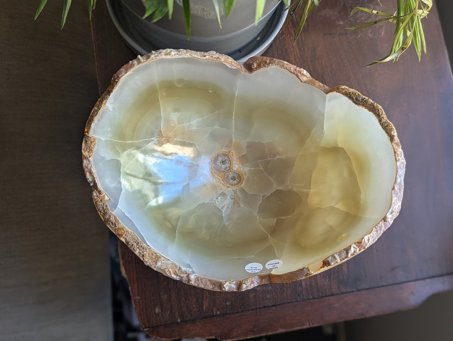 Large Raw Edge Onyx Bowl