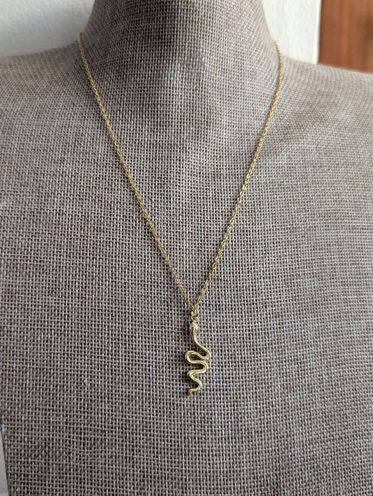 Snake Gold Necklace