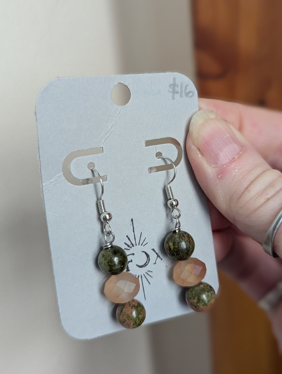 Unakite Pink Drops