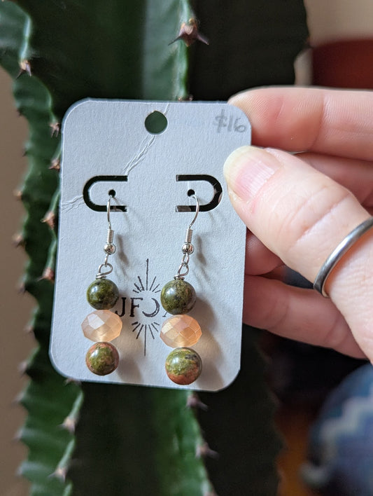 Unakite Pink Drops