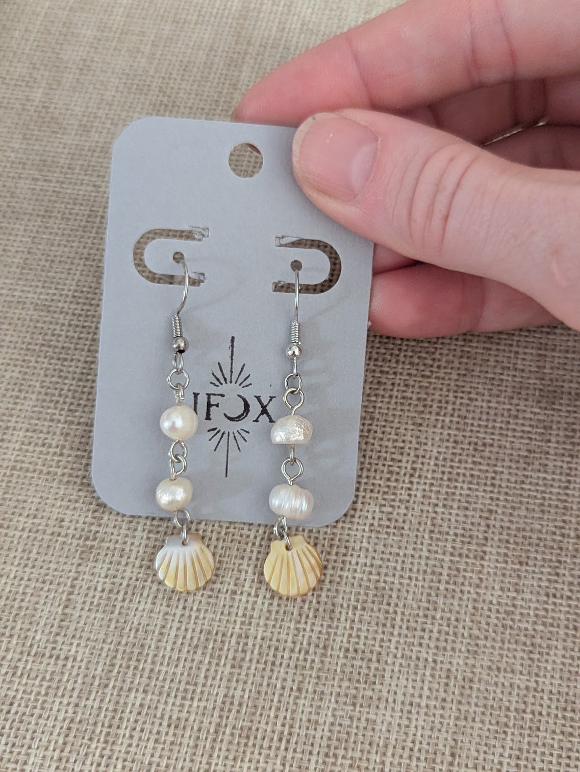 Freshwater Pearls and Mother of Pearl Shell Drops