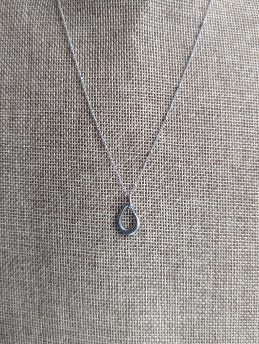 Abstract Silver Stainless Satellite Necklace