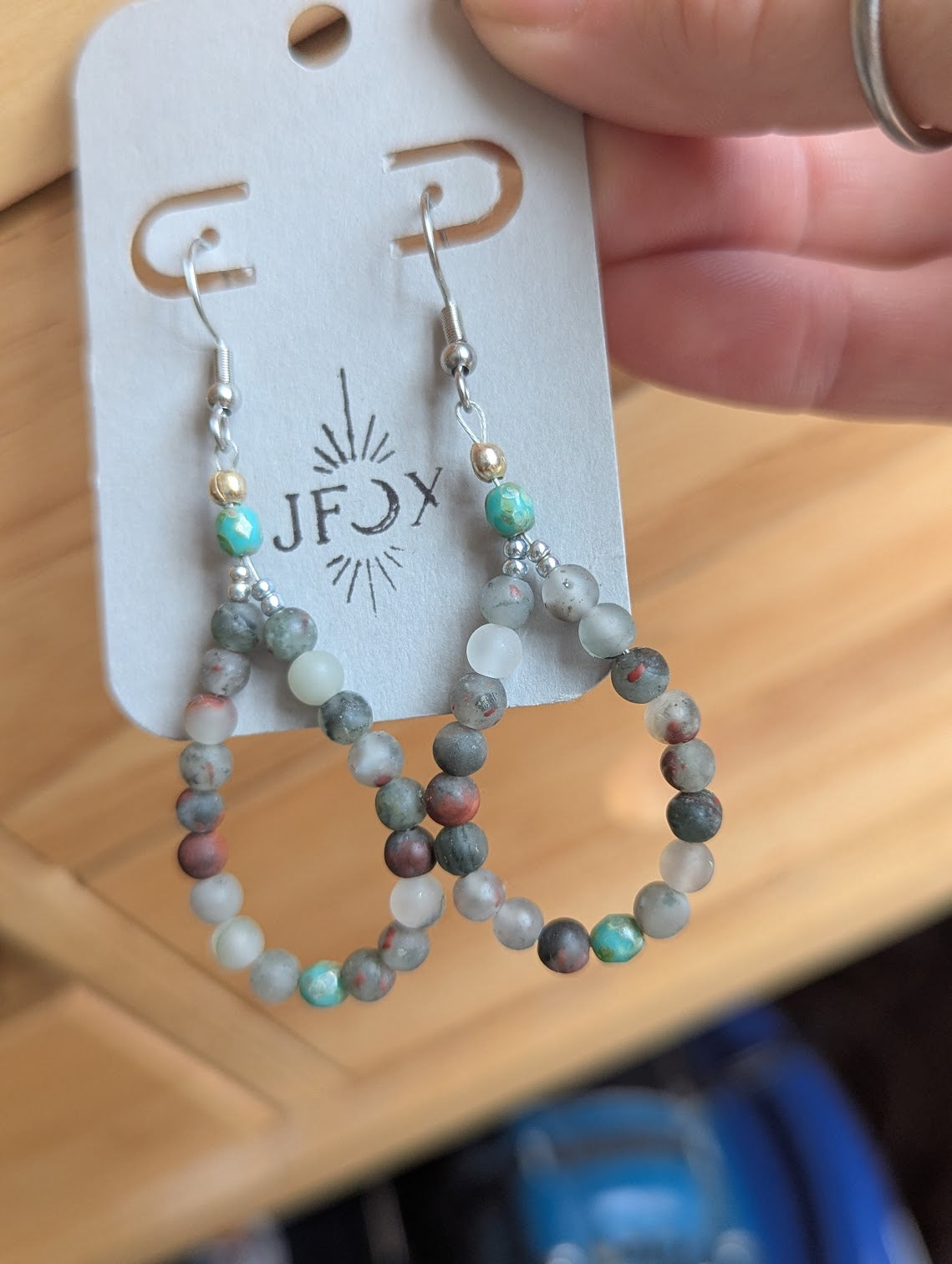 Bloodstone and Chrysoprase Loops