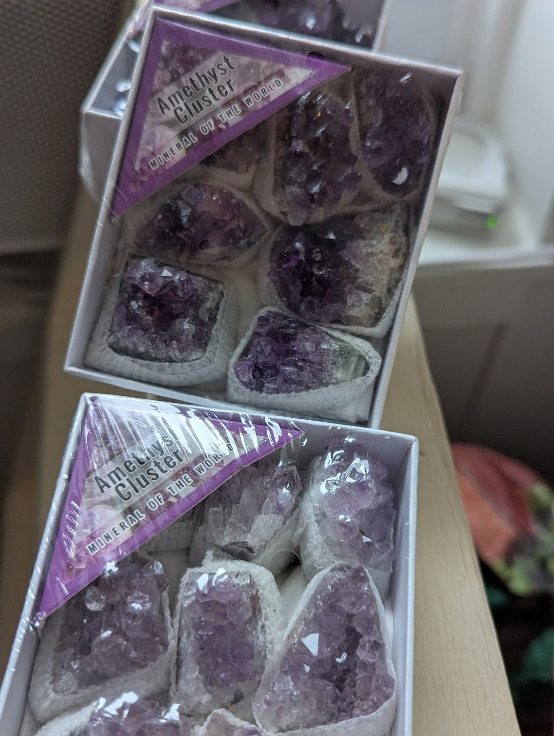 Amethyst Cluster Gift Box