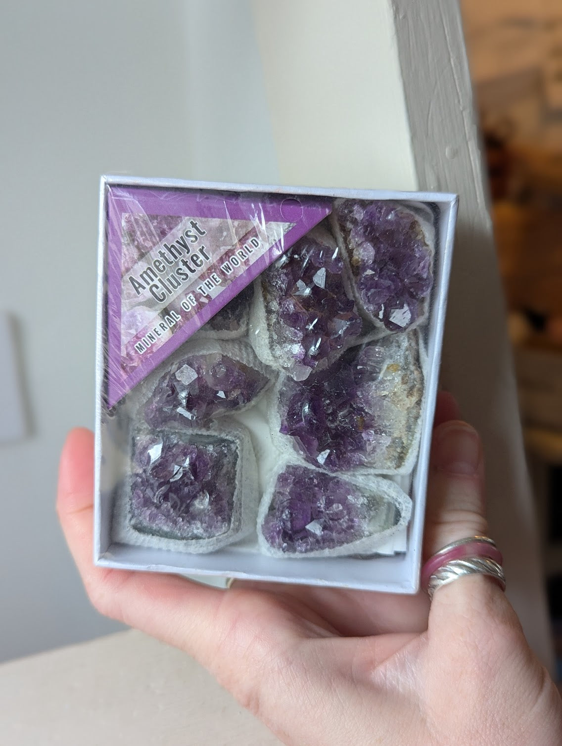 Amethyst Cluster Gift Box