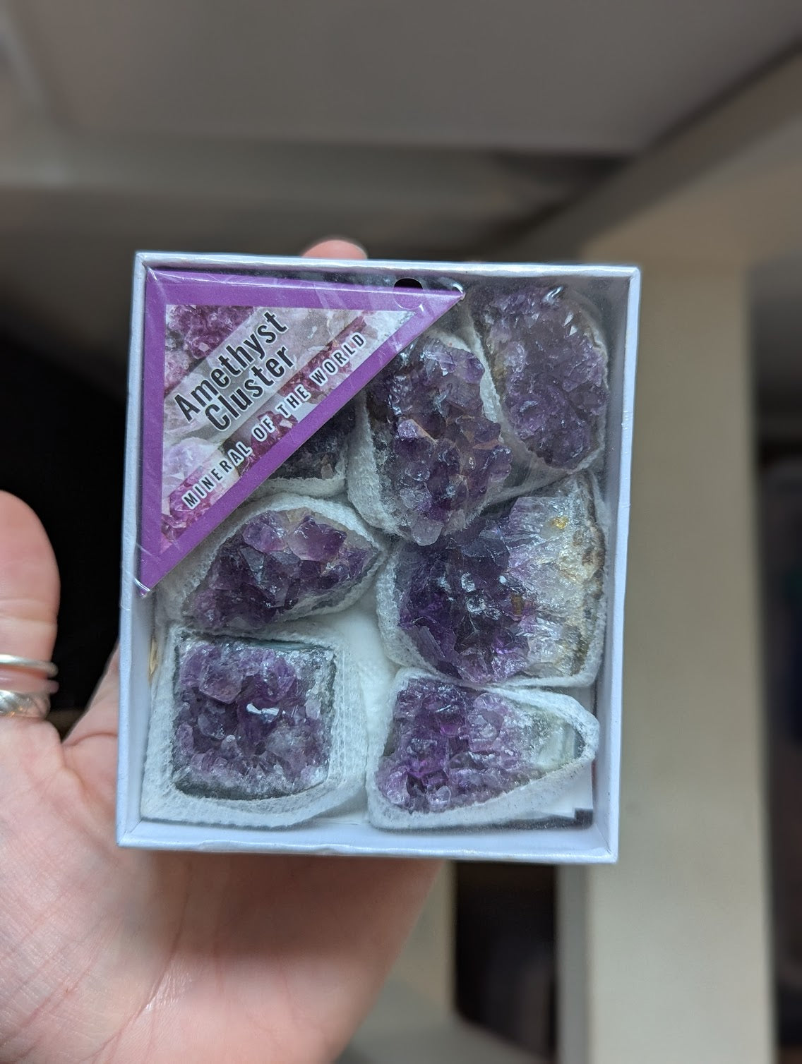 Amethyst Cluster Gift Box