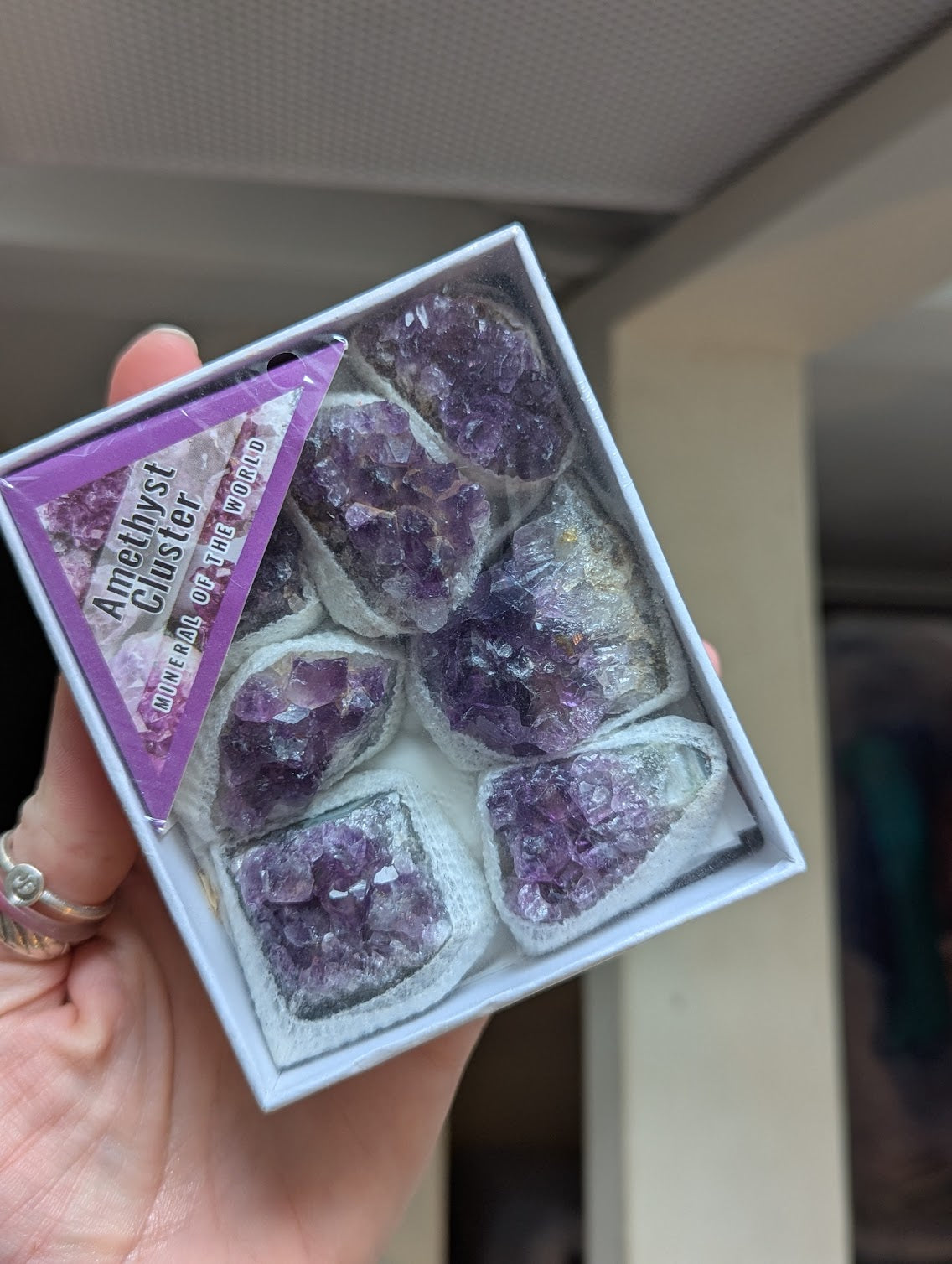 Amethyst Cluster Gift Box