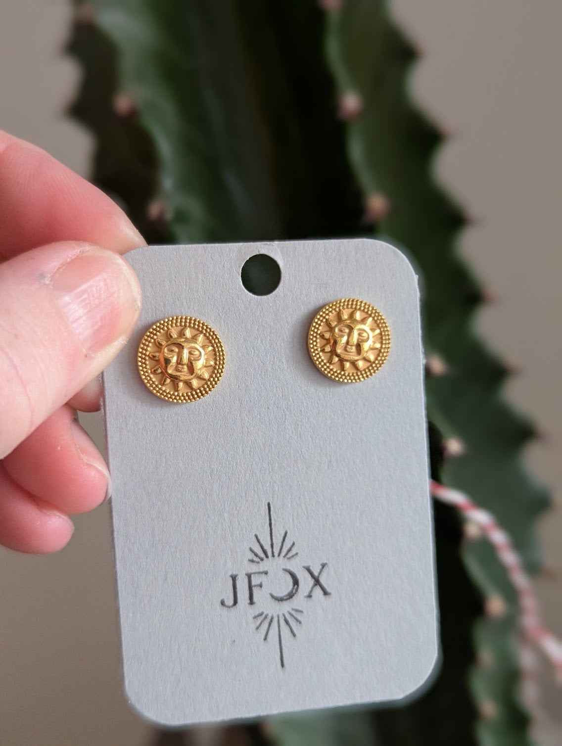Sun Golden Brass Studs