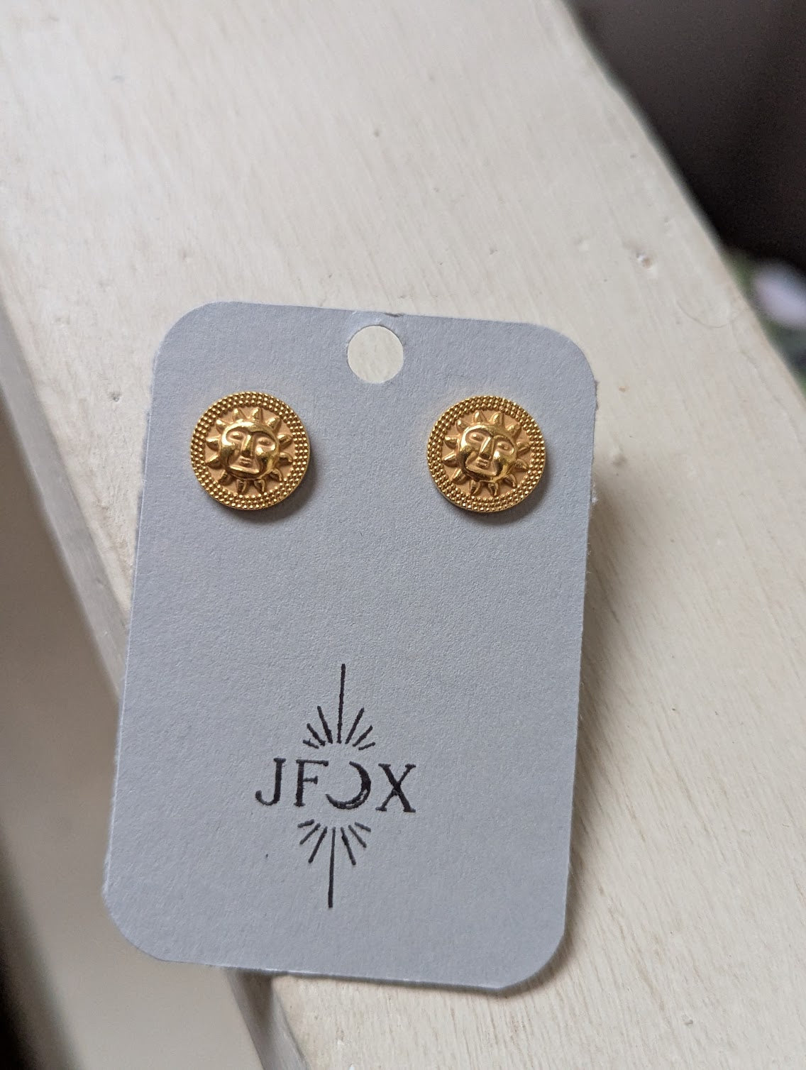 Sun Golden Brass Studs
