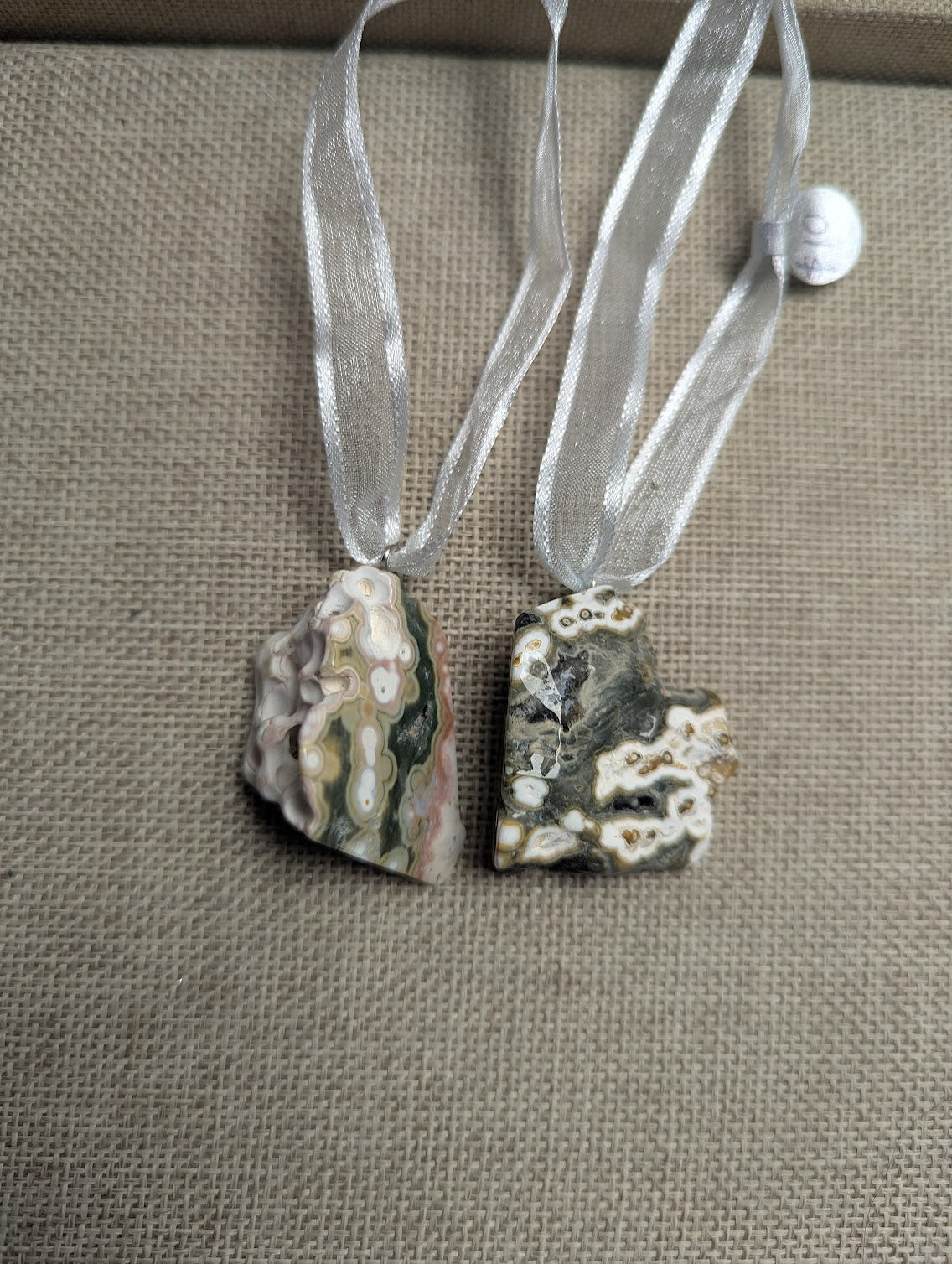 8th Vein Ocean Jasper Tumbled Gemstone Ornament (Various Stones Available)