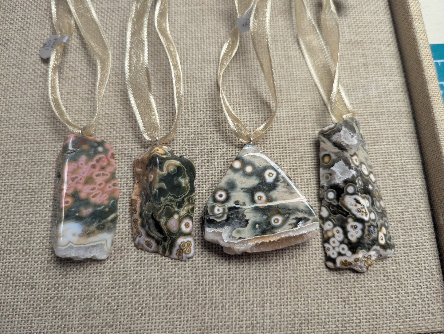 8th Vein Ocean Jasper Tumbled Gemstone Ornament (Various Stones Available)