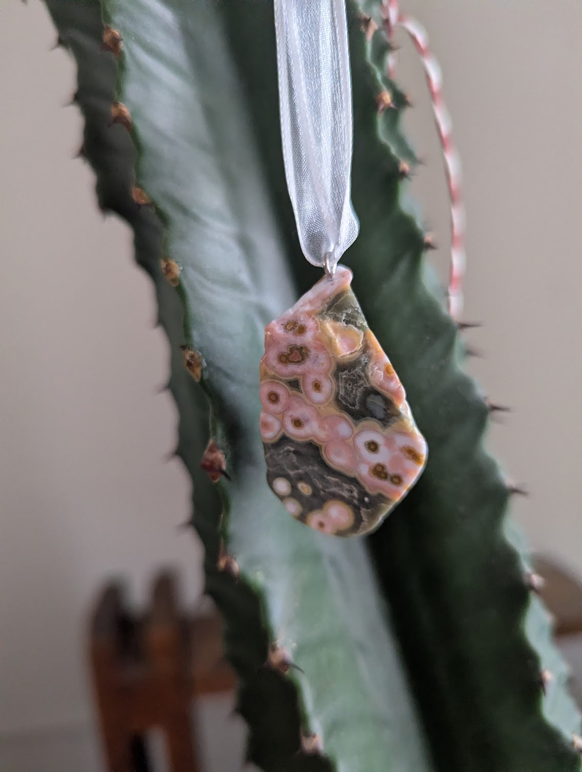 8th Vein Ocean Jasper Tumbled Gemstone Ornament (Various Stones Available)