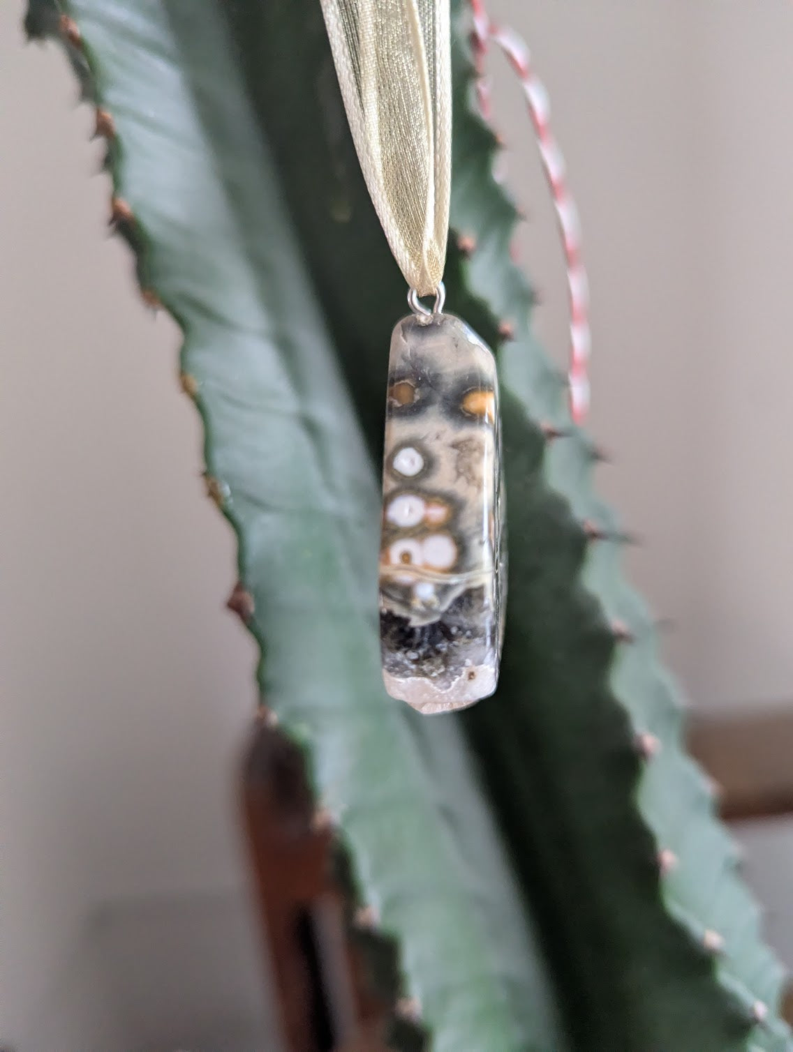 8th Vein Ocean Jasper Tumbled Gemstone Ornament (Various Stones Available)