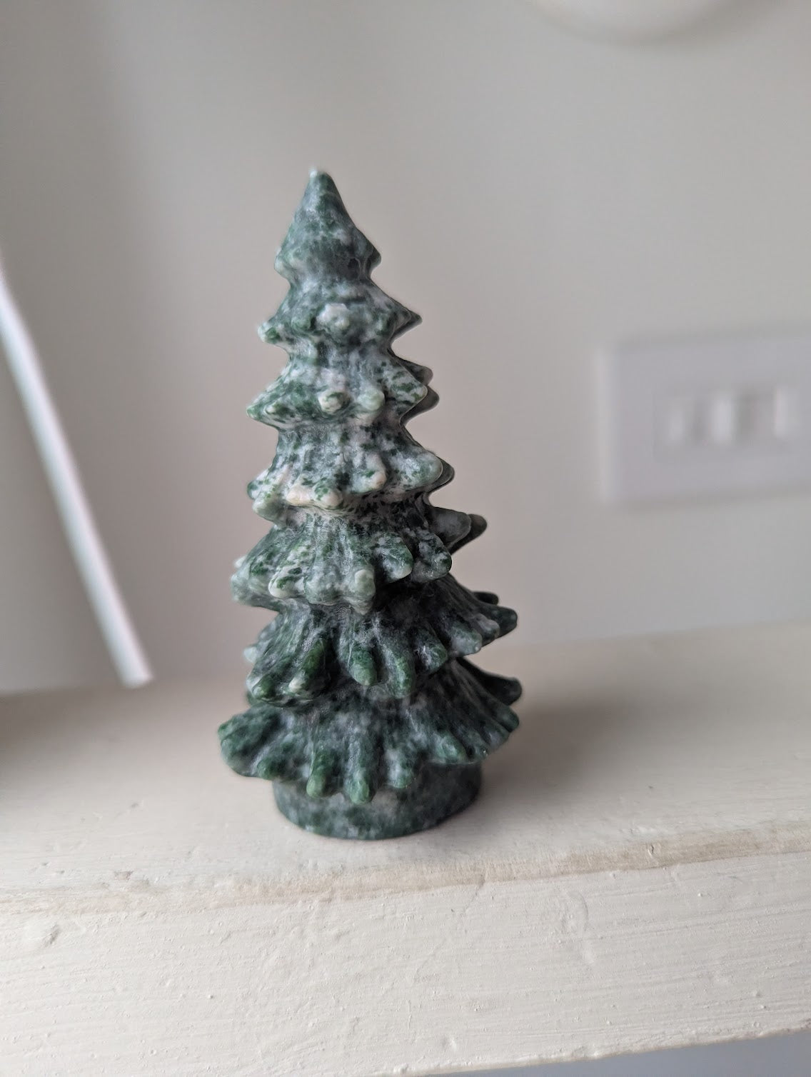 Carved Tree Agate Winter Tree
