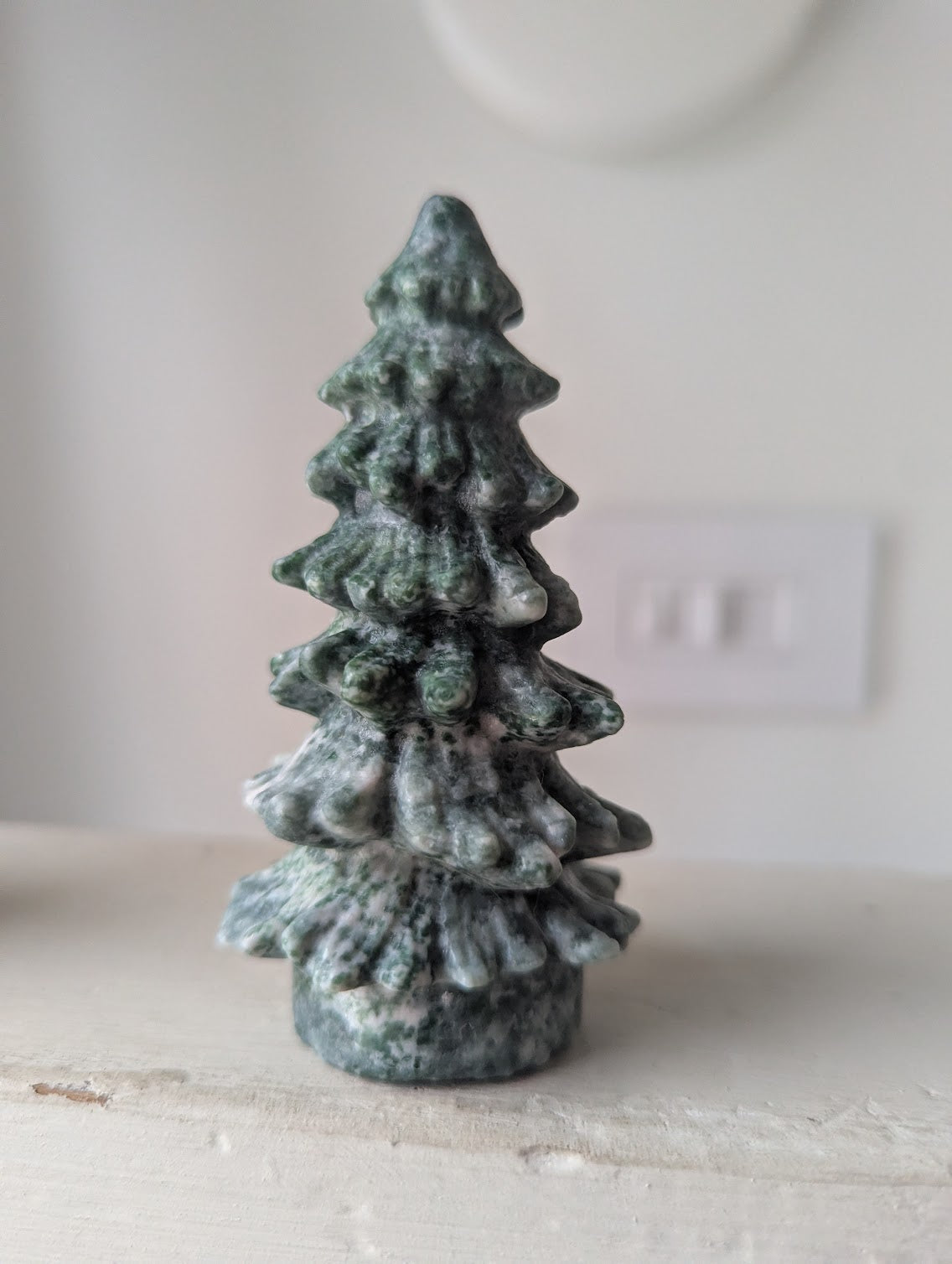 Carved Tree Agate Winter Tree