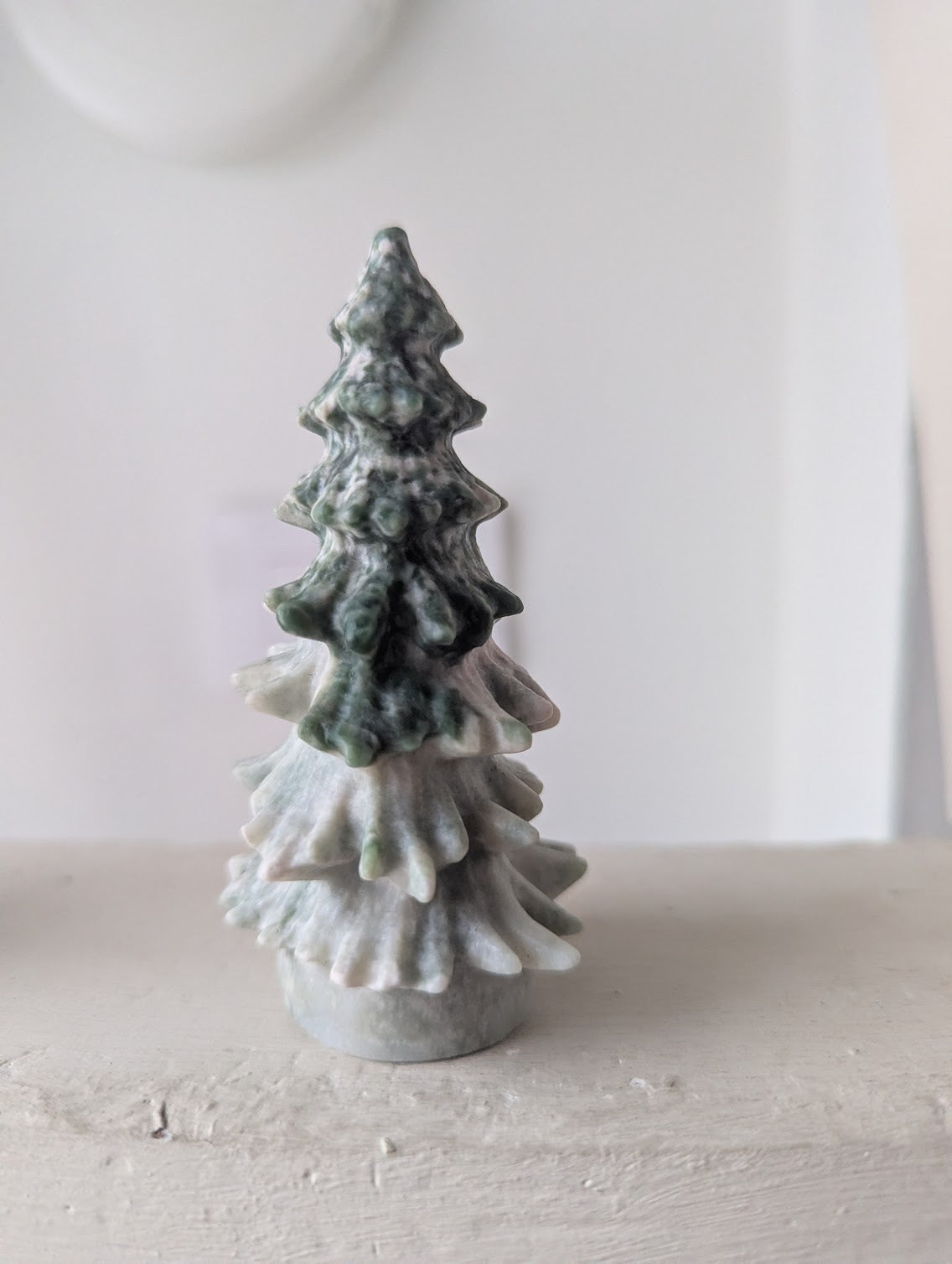 Carved Tree Agate Winter Tree