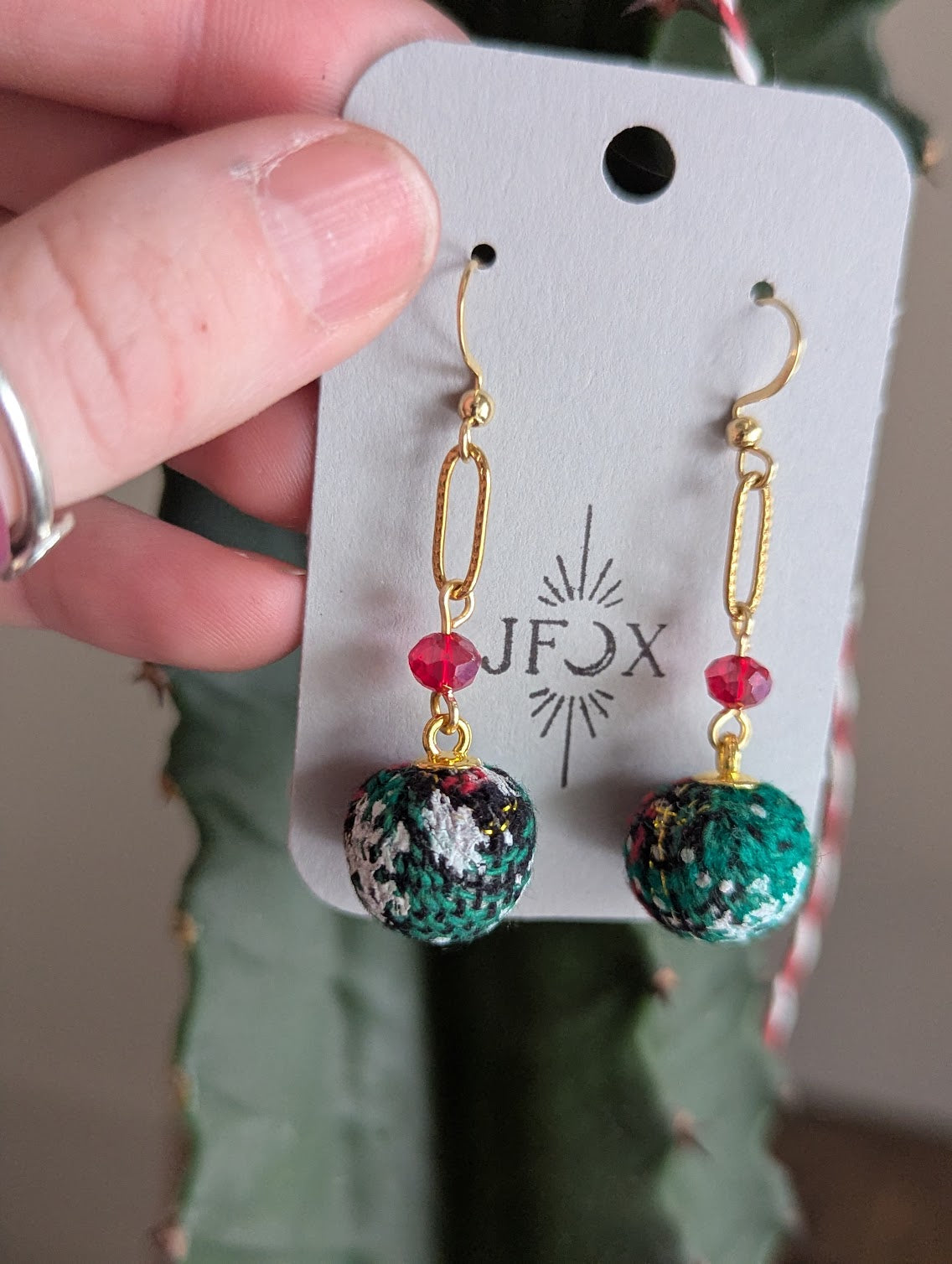 Festive Holiday Ornament Earrings