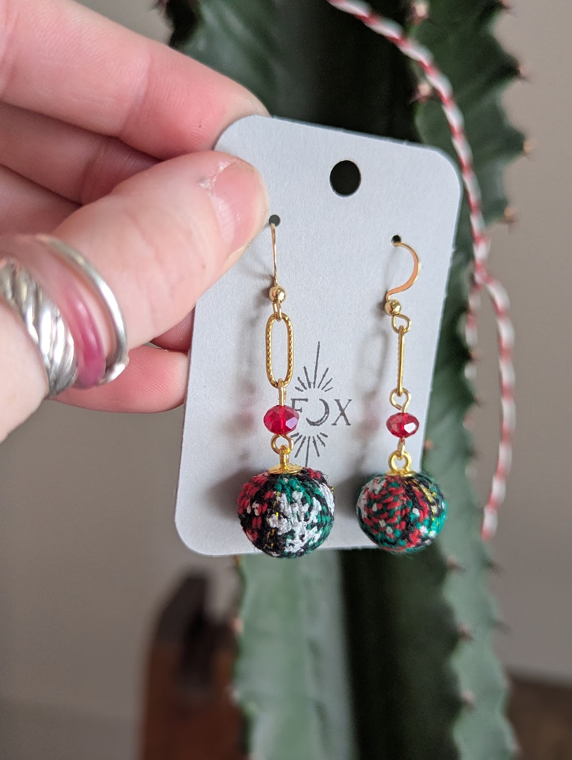 Festive Holiday Ornament Earrings