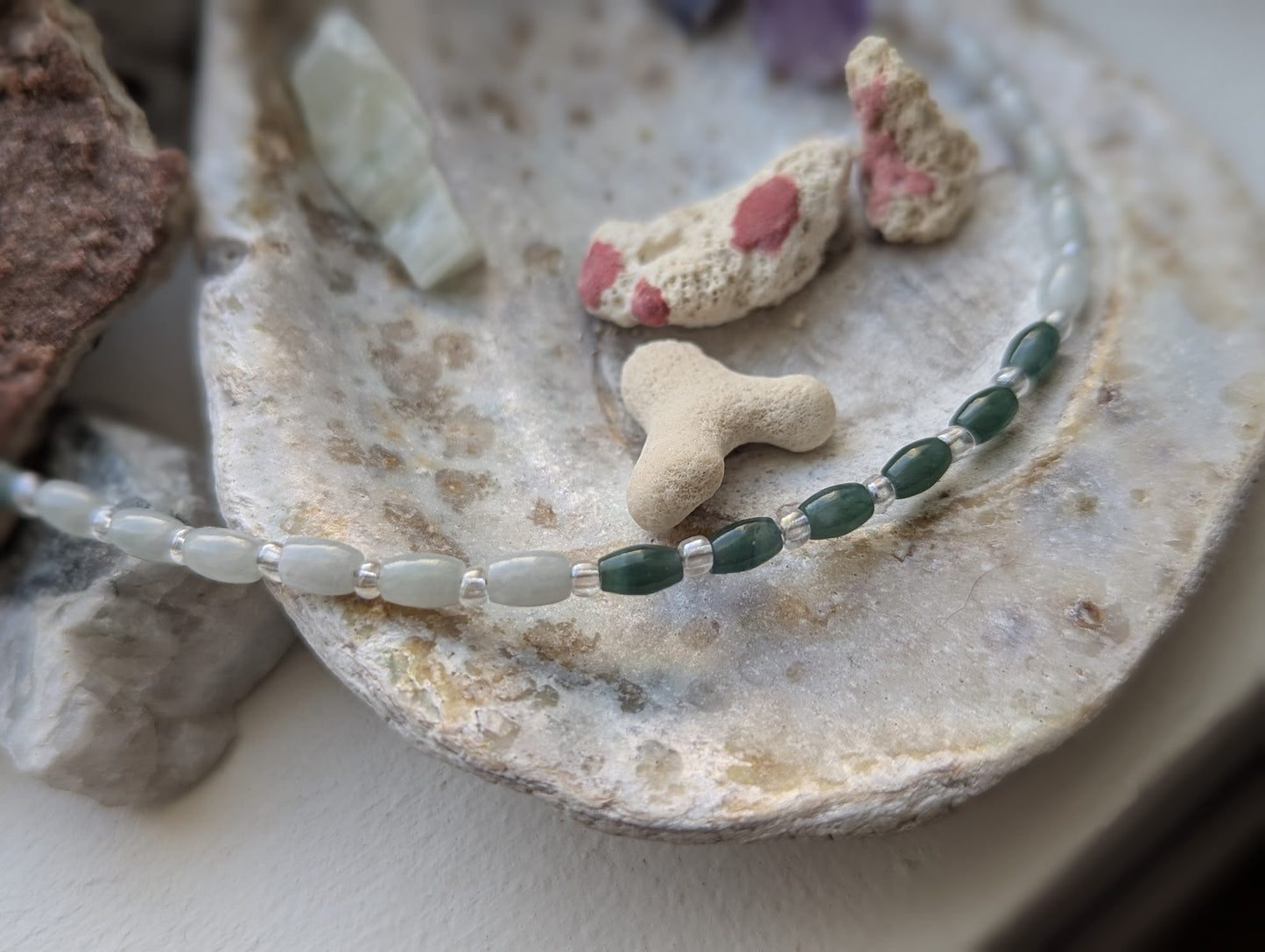Jadeite Beaded Necklace