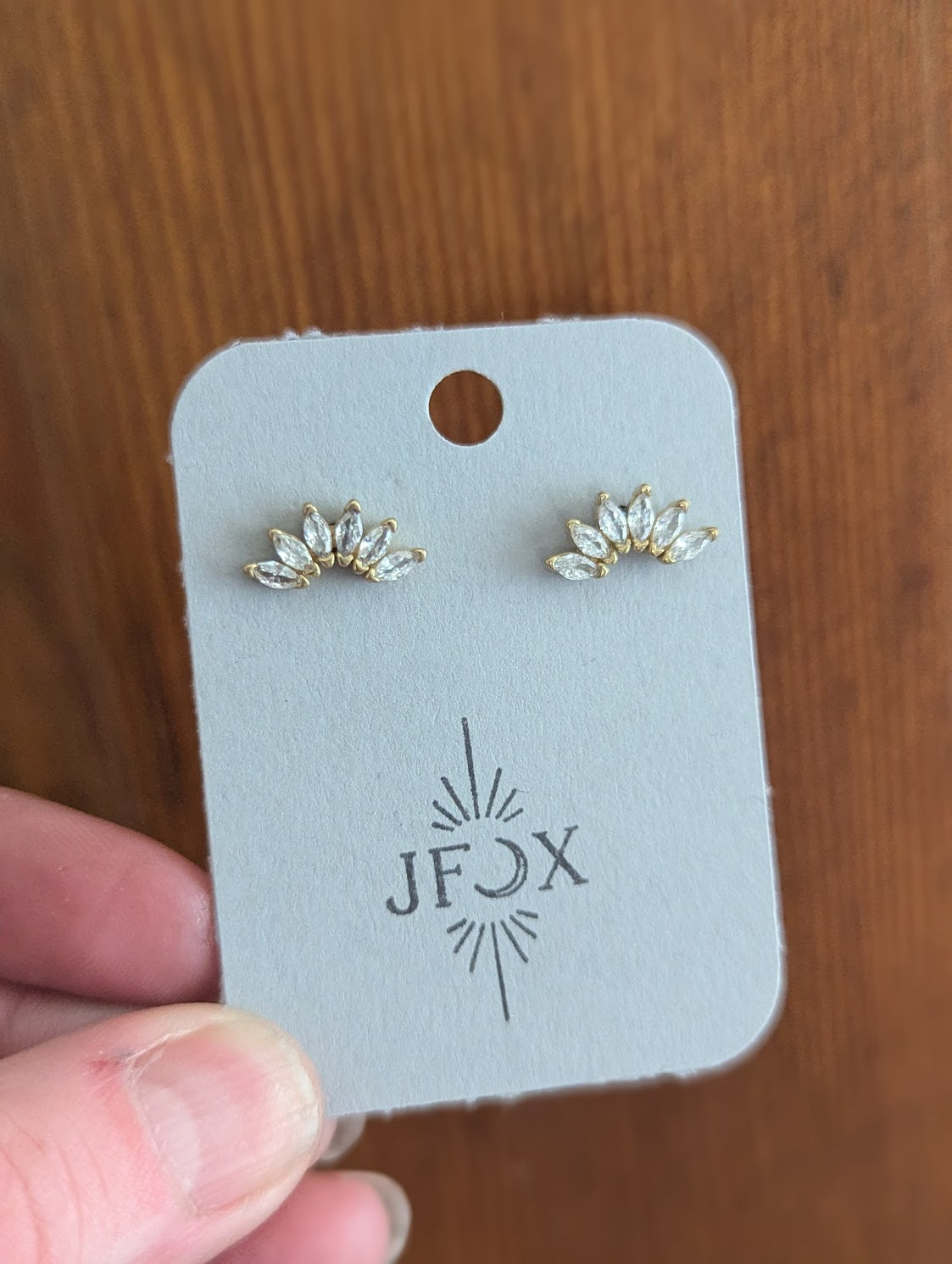 Crystal Lotus Studs
