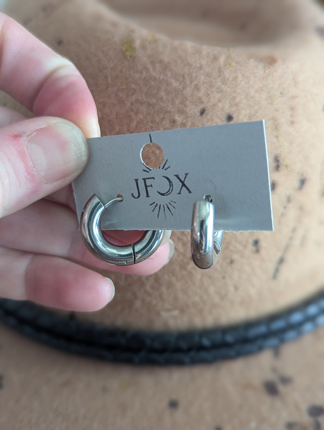 Classic Chunky Hoops (Silver or Gold)