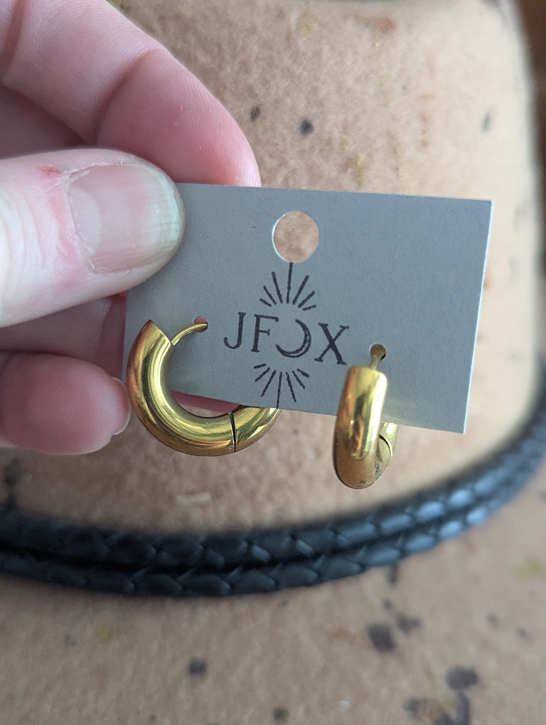 Classic Chunky Hoops (Silver or Gold)