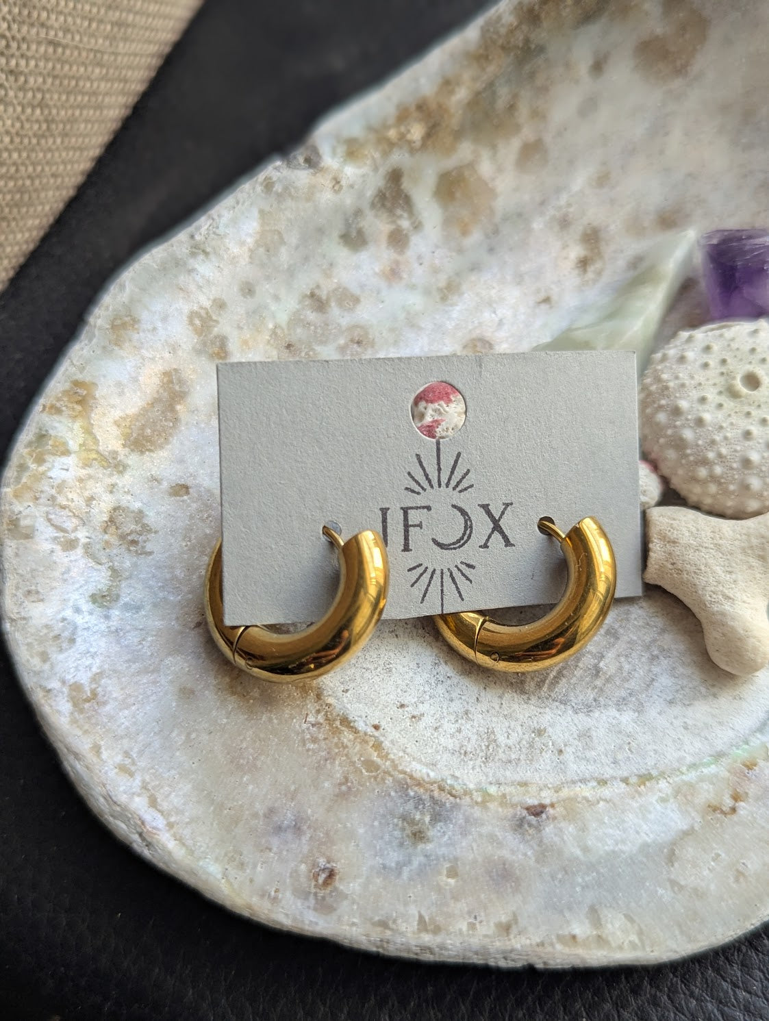 Classic Chunky Hoops (Silver or Gold)