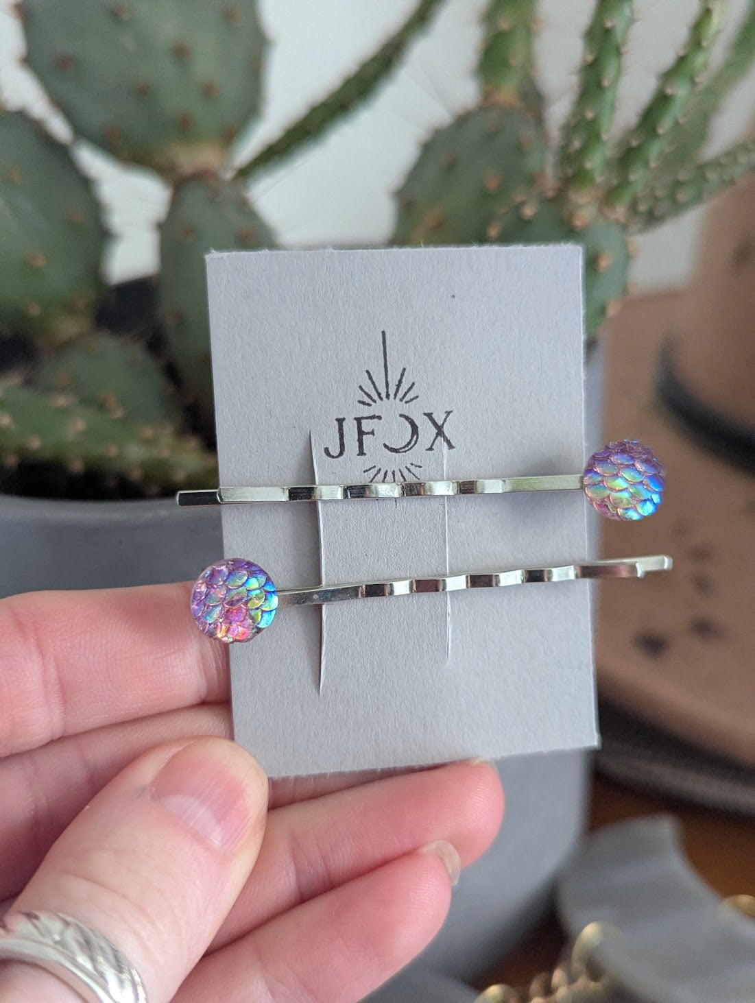 Lavender Mermaid Bobby Pins Set of 2