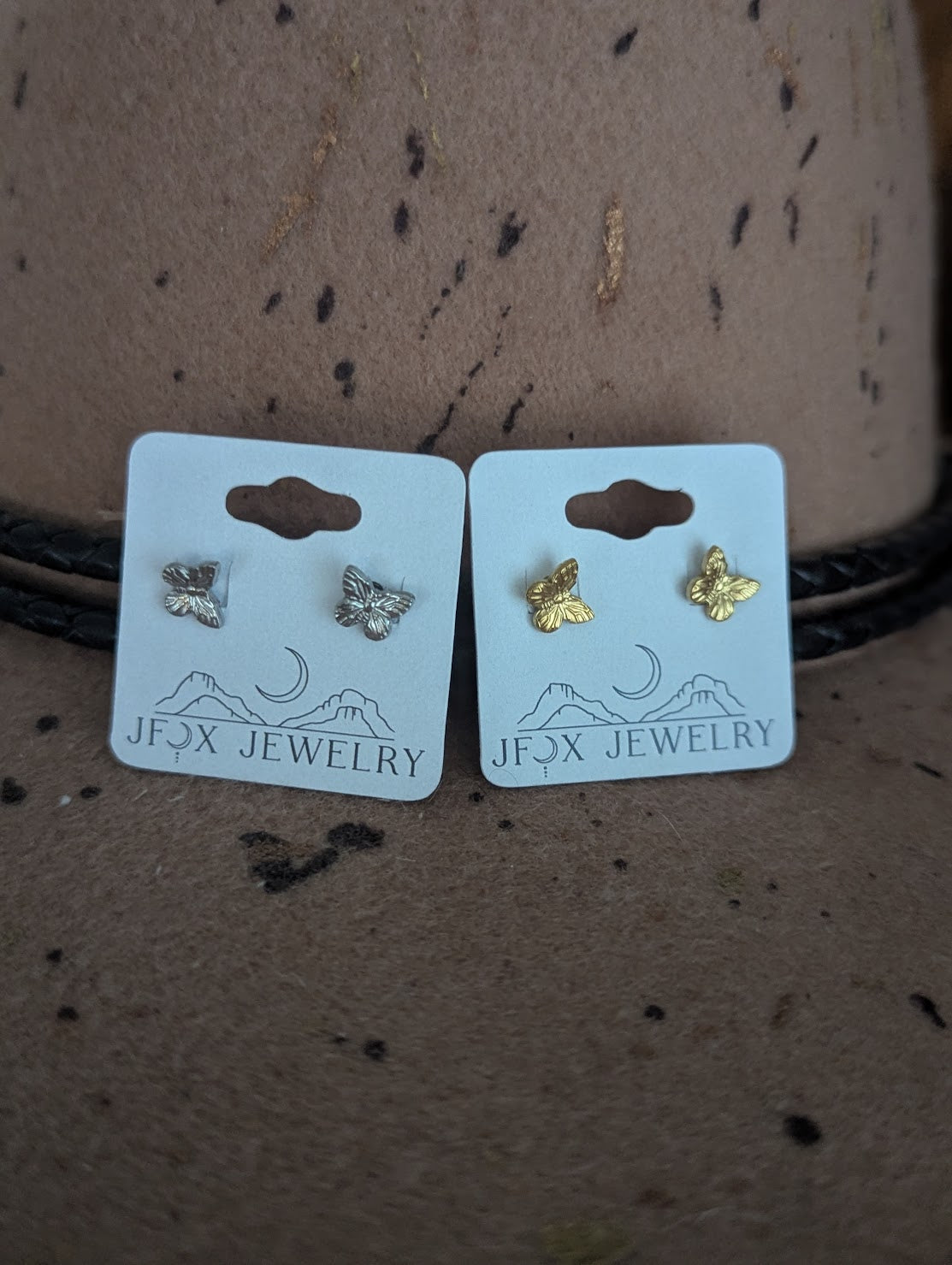 Butterfly Stainless Studs (Silver or Gold)