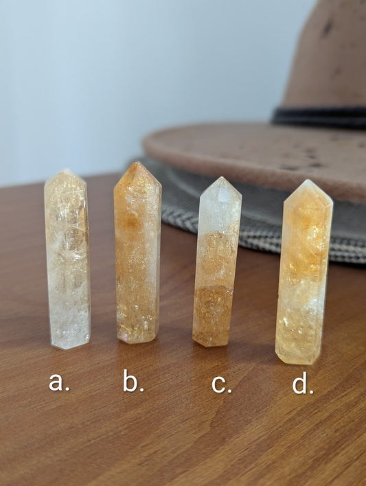 Citrine Gemstone Point (Various Options Available)