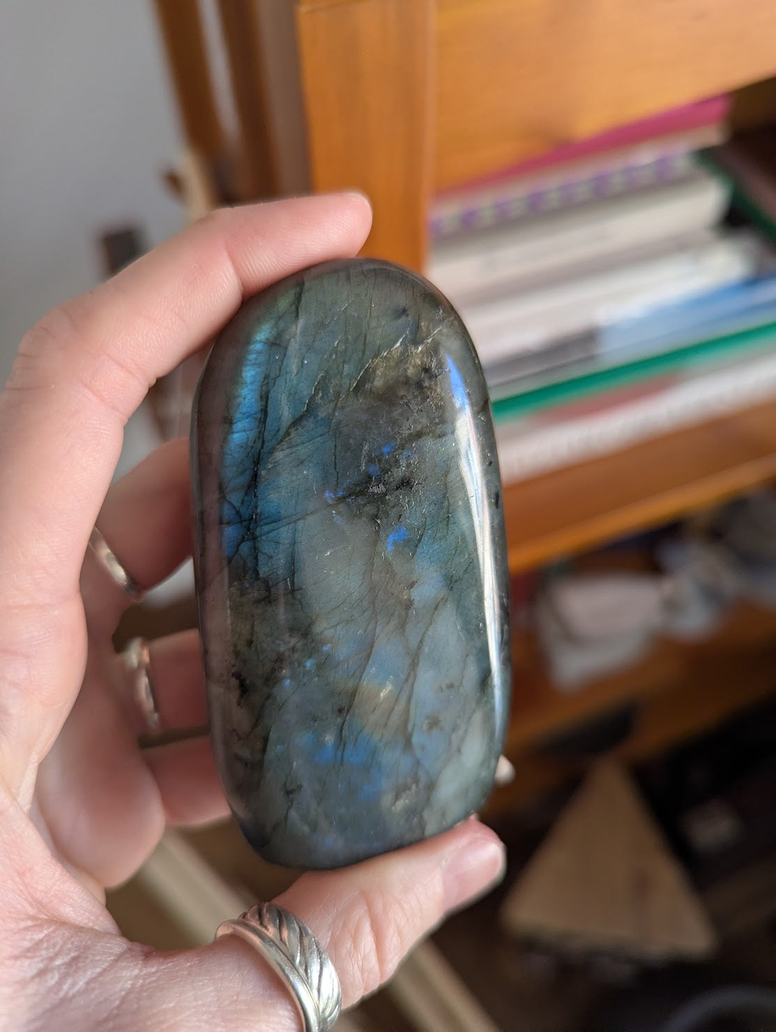 Medium Tumbled Flashy Labradorite Standing Forms (Various Options Available)