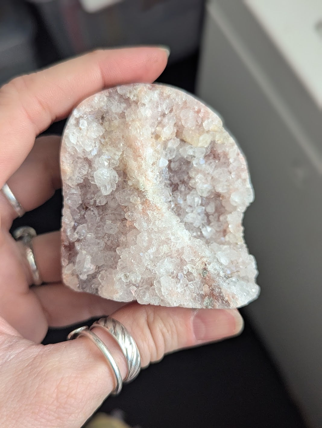 Pink Amethyst Standing Freeform