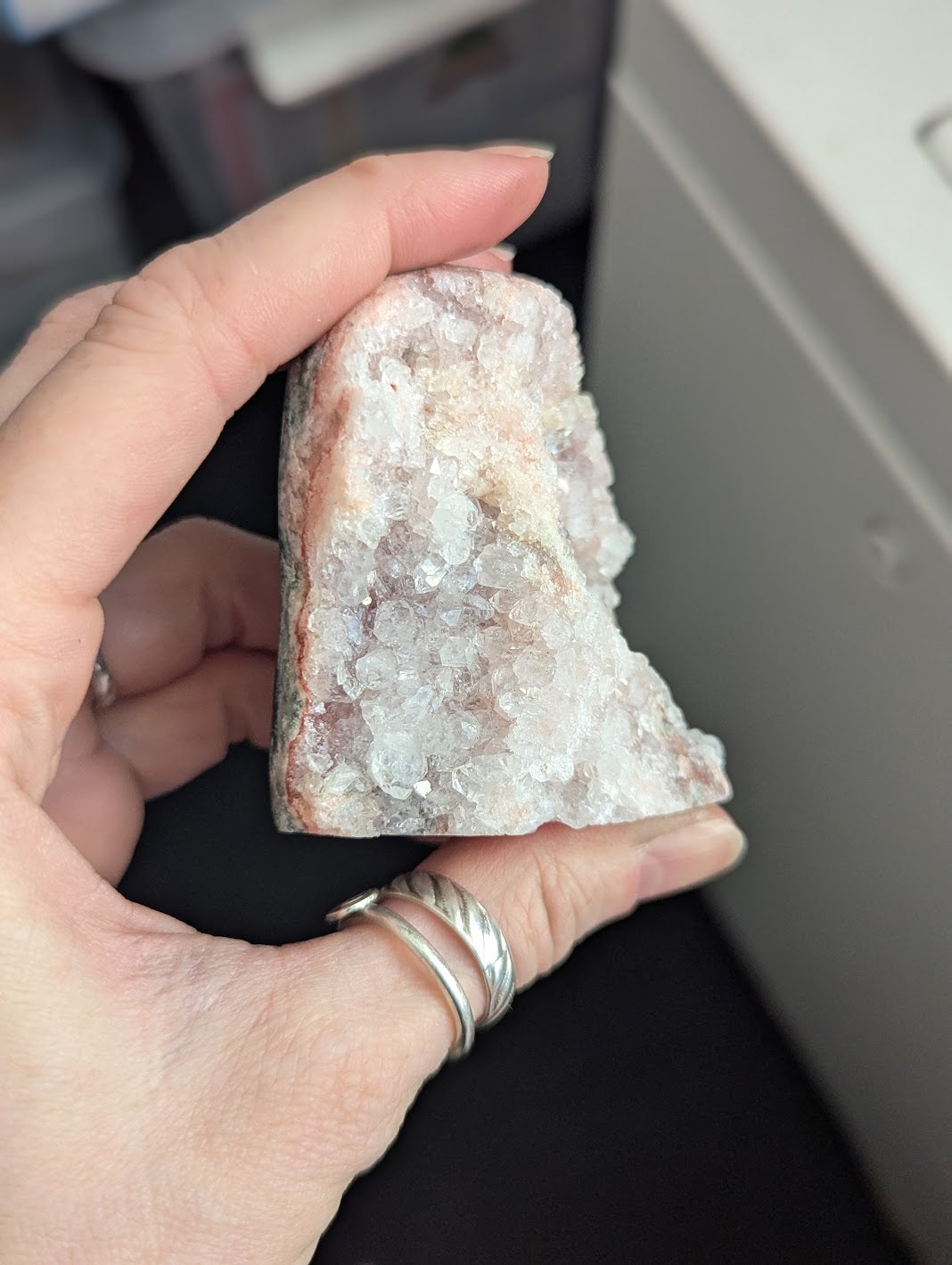 Pink Amethyst Standing Freeform