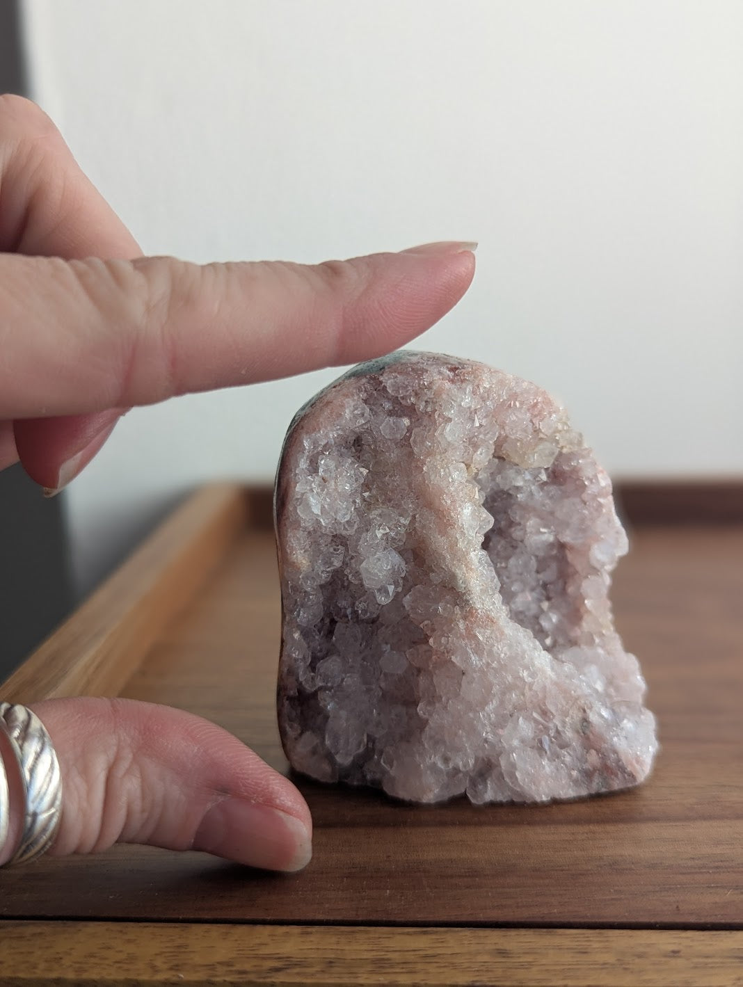 Pink Amethyst Standing Freeform
