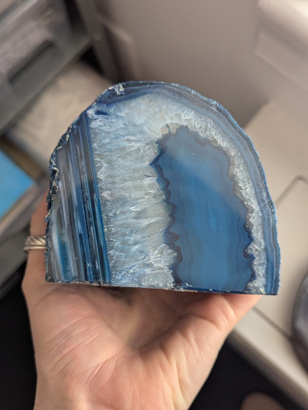Blue Agate Tea Light Holder (Various Options Available)