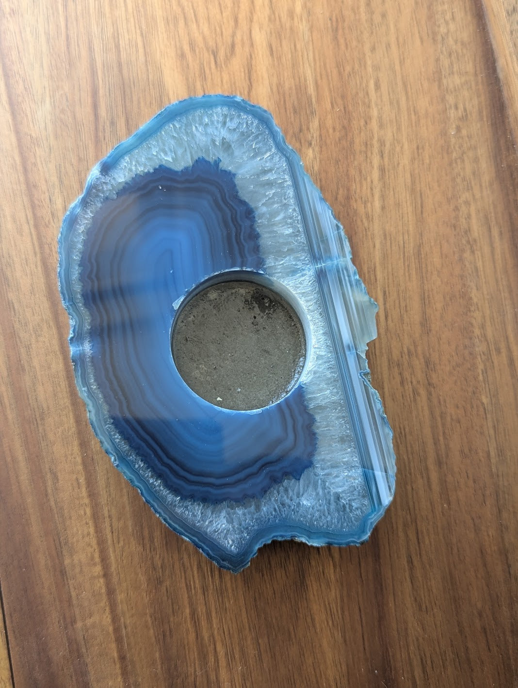 Blue Agate Tea Light Holder (Various Options Available)