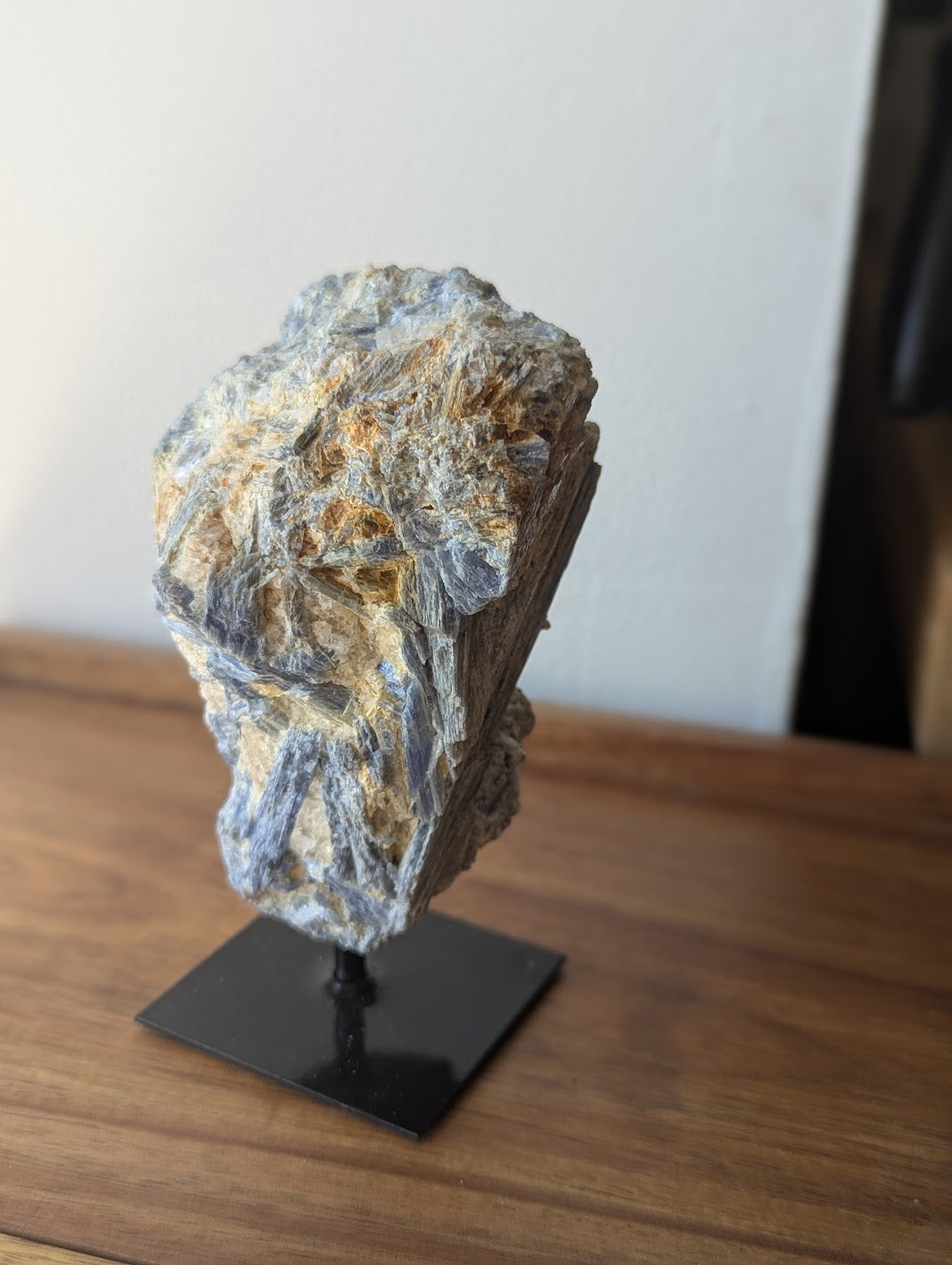 Raw Blue Kyanite on Stand